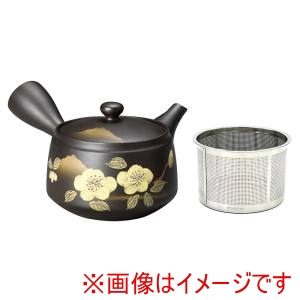 ヤマキイカイ ヤマキイカイ 富仙 黒平釜つつじ急須 Y807