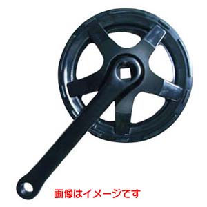 敷島自転車 シキシマ Wガードギヤクランク 36T-165mm ブラック 敷島自転車