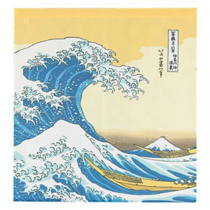 ナルミ ナルミ のれん 浮世絵 白波 幅85×長さ90cm 14-590