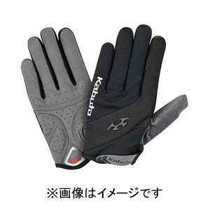 オージーケーカブト OGK KABUTO オージーケーカブト SPG-5 グローブ 指付き XLサイズ ブラックブラック フルフィンガー OGK KABUTO