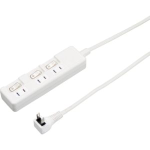ヤザワ YAZAWA YAZAWA H8S3303WH 3個口節電タップ0.3mホワイト
