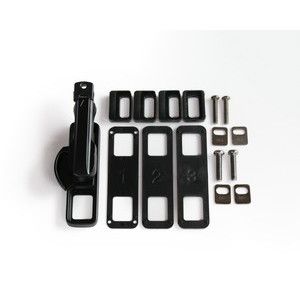 日中製作所 日中製作所 144KL-B 取替クレセント L用ブラック