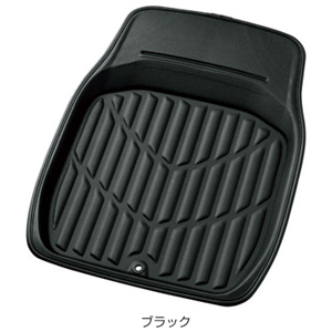 ボンフォーム BONFORM ボンフォーム カーマット 3Dレザーマット 前席用 48x65cm ブラック 6416-01BK