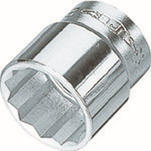 スーパーツール SUPERTOOL スーパーツール NHS319 ソケットレンチ用ソケット12角 差込角9.5mm 六角対辺19mm