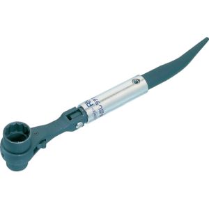 スーパーツール SUPERTOOL スーパーツール RND-1721 早回し 両口ラチェットレンチ 曲がりしの付 呼び 17×21 全長 287mm