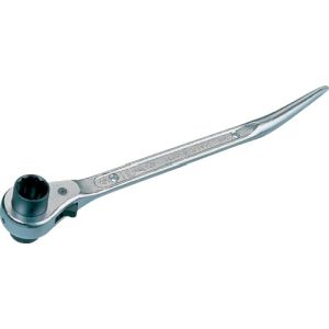 スーパーツール SUPERTOOL スーパーツール RNB1921 曲りしの付 両口ラチェットレンチ 爪式 六角対辺 19×21 全長 310mm