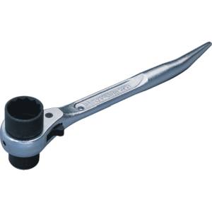 スーパーツール SUPERTOOL スーパーツール SSR1721 曲がりしの付 両口ラチェットレンチ ミニショートタイプ 呼び 17×21