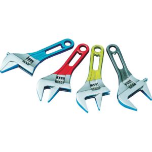 スーパーツール SUPERTOOL スーパーツール MWM24SR ワイドモンキレンチショートタイプ レッド 口開き 0～24