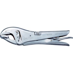 スーパーツール SUPERTOOL スーパーツール SG225 グリッププライヤ 本体全長 235mm 最大締付握力 500kg