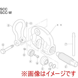 スーパーツール SUPERTOOL スーパーツール SCCT3W スクリユ-カムクランプ W型 カム.トメワ
