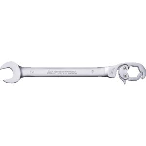 スーパーツール SUPERTOOL スーパーツール RCW27 オープンラチェットレンチ ストレートタイプ L 343mm 呼び 27