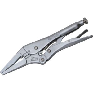 スーパーツール SUPERTOOL スーパーツール SGP150L グリッププライヤ ロングノーズタイプ 全長 165mm 口開き 角材 1～14 丸材 φ1～23