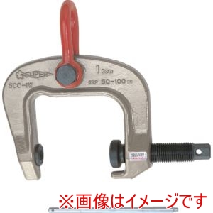 スーパーツール SUPERTOOL スーパーツール SCC1WRF スクリューカムクランプ 万能型 容量 1.0ton クランプ範囲 50～100mm