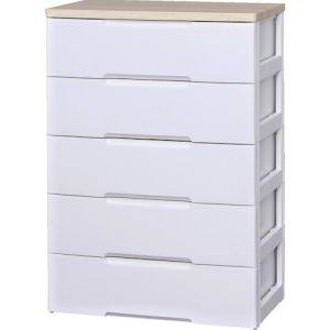 アイリスオーヤマ アイリスオーヤマ HG-805 ウッドトップチェスト ホワイト ペアー メーカー直送 代引不可 沖縄 離島不可