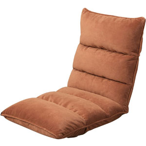 アイリスオーヤマ IRIS フロアチェア 低反発 ZCR-2 ブラウン 座椅子 リクライニング