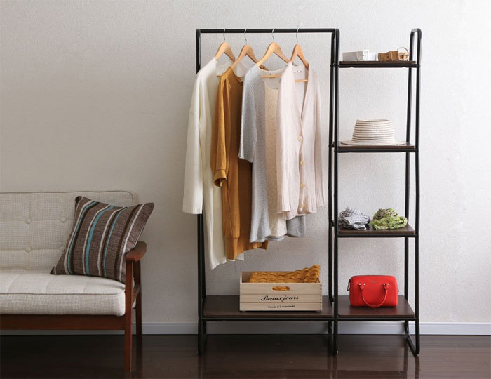  アイリスオーヤマ アイリスオーヤマ スタイルハンガーラック 2WAYタイプ プレミアム ボード1枚+ラック付き PI-B3 ブラック