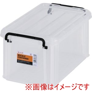 アイリスオーヤマ IRIS アイリスオーヤマ BL-6.6R-CL 299266 バックルコンテナ クリア