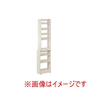 アイリスオーヤマ IRIS アイリスオーヤマ KSRーH180 キッチン隙間収納ラック ホワイト