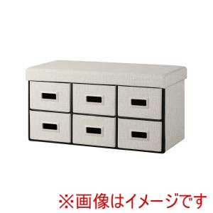 アイリスオーヤマ IRIS アイリスオーヤマ SST6H-76 3WAY引き出し収納ボックス 引き出し6つタイプ グレー