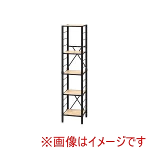アイリスオーヤマ IRIS アイリスオーヤマ KRSR5-360 組立簡単 連結スチールラック ナチュラルオーク