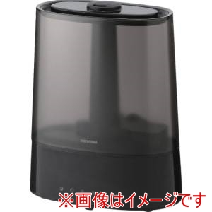 アイリスオーヤマ  IRIS アイリスオーヤマ AHM-HUT55A-B 112900 上給水超音波ハイブリッド加湿器 ブラック