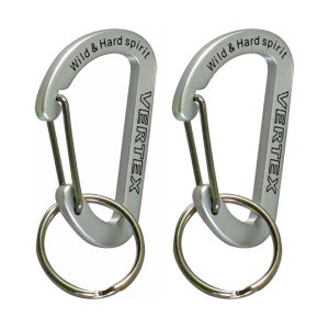 中林製作所 中林製作所 VEX-41 カラビナフラット 4mm 銀 & 銀