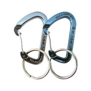 中林製作所 中林製作所 VEX-44 カラビナ 4.5mm チタン & 青