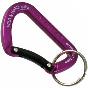 中林製作所 中林製作所 VEX-63 カラビナフラット 6mm 赤 & 黒