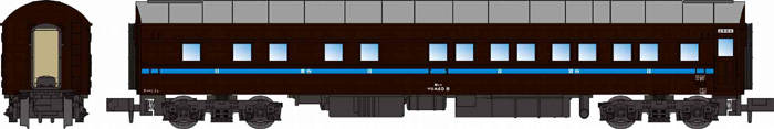  マイクロエース マイクロエース A8559　マロネ40-8　ぶどう色1号　淡青帯　品川客車区（予約）