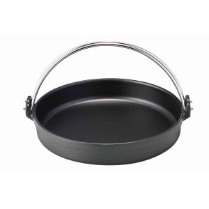 中部コーポレーション トキワ 鉄 すきやき鍋 黒 ツル付 26cm SY-11 中部コーポレーション