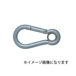 ニッサチェイン ニッサチェイン IAH1070 鉄uc環付スプリングフック 7mm