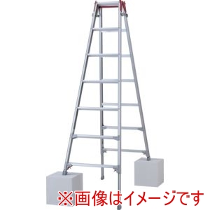 長谷川工業 長谷川工業 RYZ-21D 脚部伸縮式アルミはしご兼用脚立 ワンタッチバー RYZ型 7段 10889 メーカー直送 代引不可 北海道沖縄離島不可