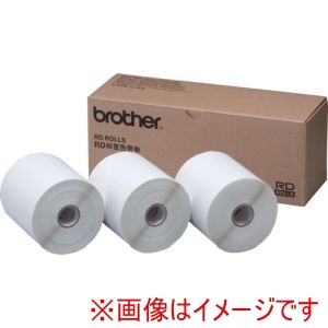 ブラザー工業 brother ブラザー工業 RD-S03J1 RDロール TDシリーズ用 プレカット紙テープ 幅102mm×長さ50mm