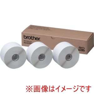 ブラザー工業 brother ブラザー工業 RD-S05J1 RDロール TDシリーズ用 プレカット紙テープ 幅51mm×長さ26mm