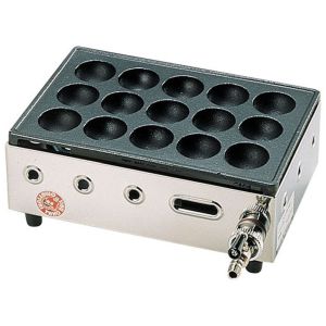 山岡金属 YAMAOKA 高級たこ焼器 (15穴 ) 12・13A Y-03D Y03D