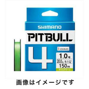 シマノ SHIMANO シマノ SHIMANO ピットブル(PITBULL) 4 ライムグリーン 1号 150m PL-M54R