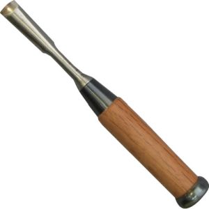 角利産業 KAKURI 角利産業 41493 木彫細工のみ 赤樫柄 丸 12mm