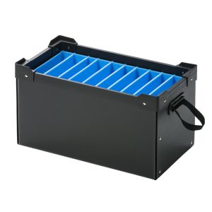 サンワサプライ SANWA SUPPLY サンワサプライ PD-BOX1BK タブレット ノートパソコン収納ケース プラダン製 10台用