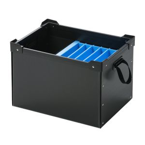 サンワサプライ SANWA SUPPLY サンワサプライ PD-BOX3BK タブレット ノートパソコン収納ケース プラダン製 6台用