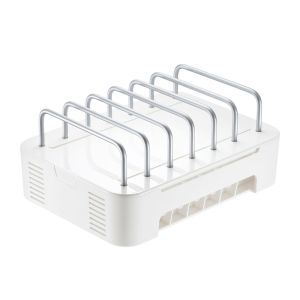 サンワサプライ SANWA SUPPLY サンワサプライ PDA-STN21WN2 スタンド タブレット スマートフォン用 充電器収納タイプ