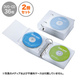サンワサプライ SANWA SUPPLY リングファイルケース(36枚収納・クリア) FCD-RG36CLN