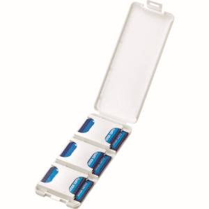 サンワサプライ SANWA SUPPLY SDカードケース(6枚収納・ホワイト) FC-MMC23SDW