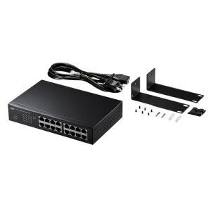 サンワサプライ SANWA SUPPLY Giga対応スイッチングハブ(16ポート) ループ検知機能つき LAN-GIGAH16L
