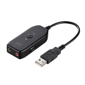 サンワサプライ SANWA SUPPLY サンワサプライ MM-ADUSB3N USBオーディオ変換アダプタ