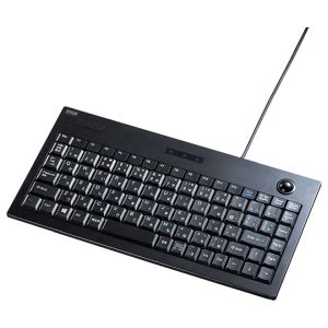 サンワサプライ SANWA SUPPLY トラックボールキーボード SKB-TR03BK