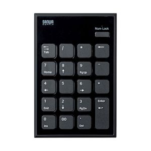 サンワサプライ SANWA SUPPLY Bluetoothテンキー NT-BT21BK