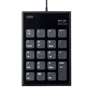 サンワサプライ SANWA SUPPLY サンワサプライ NT-23UBK 静音 USB テンキー