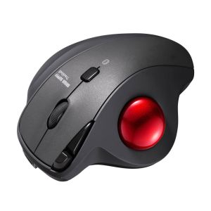 サンワサプライ SANWA SUPPLY サンワサプライ MA-BTTB186BK Bluetooth トラックボール 静音 5ボタン 親指操作タイプ