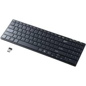 サンワサプライ SANWA SUPPLY サンワサプライ SKB-WLE2UBK ワイヤレススリムキーボード