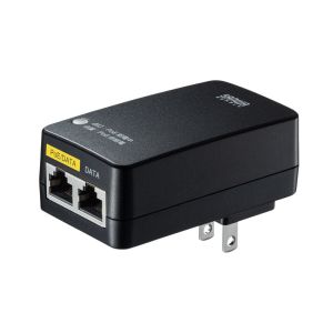 サンワサプライ SANWA SUPPLY サンワサプライ LAN-GIHINJ4 PoEインジェクター アダプタ型